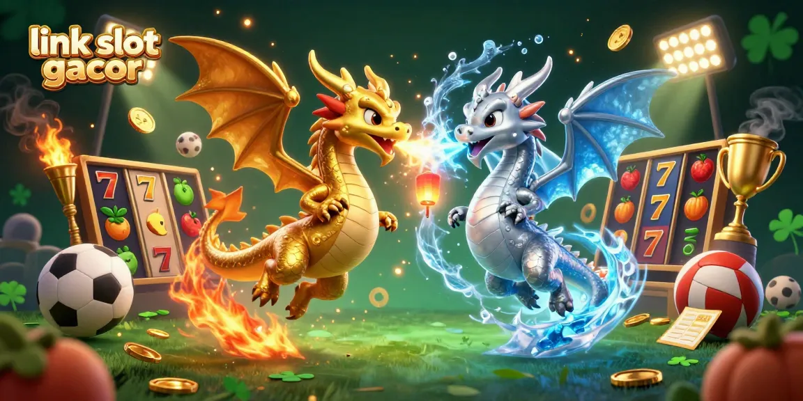 Experience the thrill of winning at link slot gacor with this detailed 3D casino illustration.