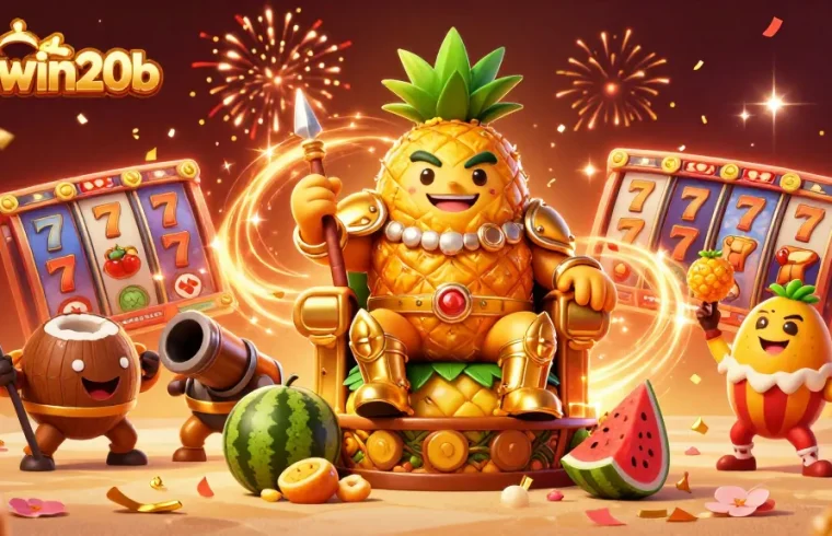 Experience sunwin20b's vibrant casino world with our golden pineapple king and jackpot excitement.