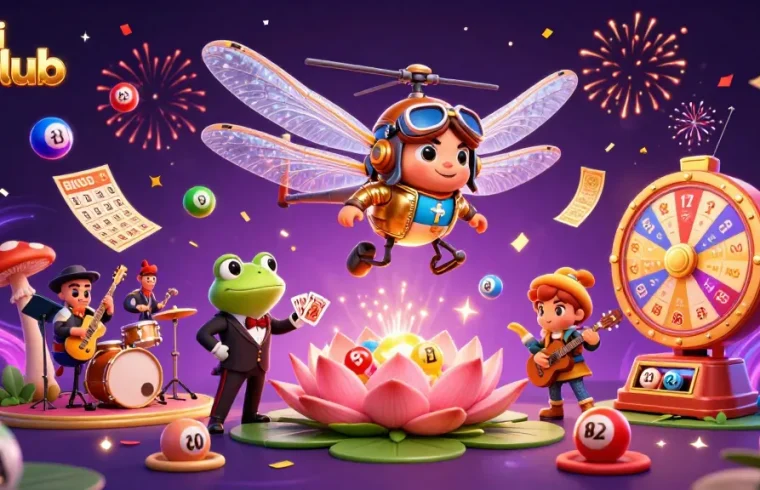 Engage in exciting online gaming action with tải hitclub and explore vibrant lottery balls, croupiers, and casino fun.